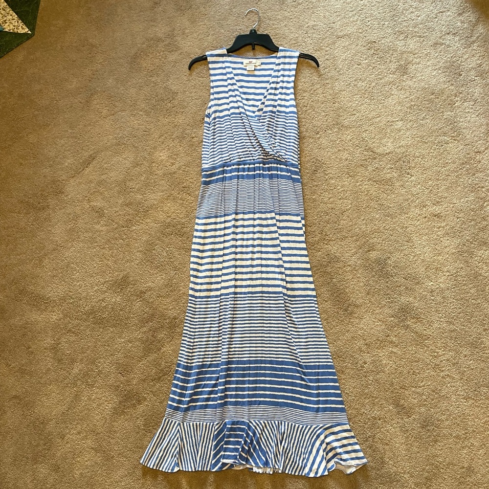 Vineyard Vines Striped Maxi Dress